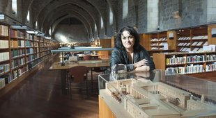 Imatge d'Eugènia Serra, que té un llarg recorregut en el món de la biblioteconomia.