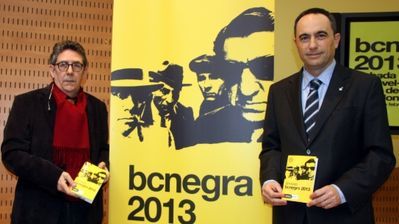 Imatge de Paco Camarasa i Jaume Ciurana, tinent d'alcalde, durant la presentació.