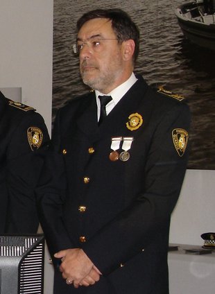 Foto d'Agustí Vehí en un acte oficial el 2011.