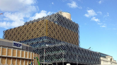 Imatge de la biblioteca de Birmingham, que serà l'espai cultural més gran d'Europa.