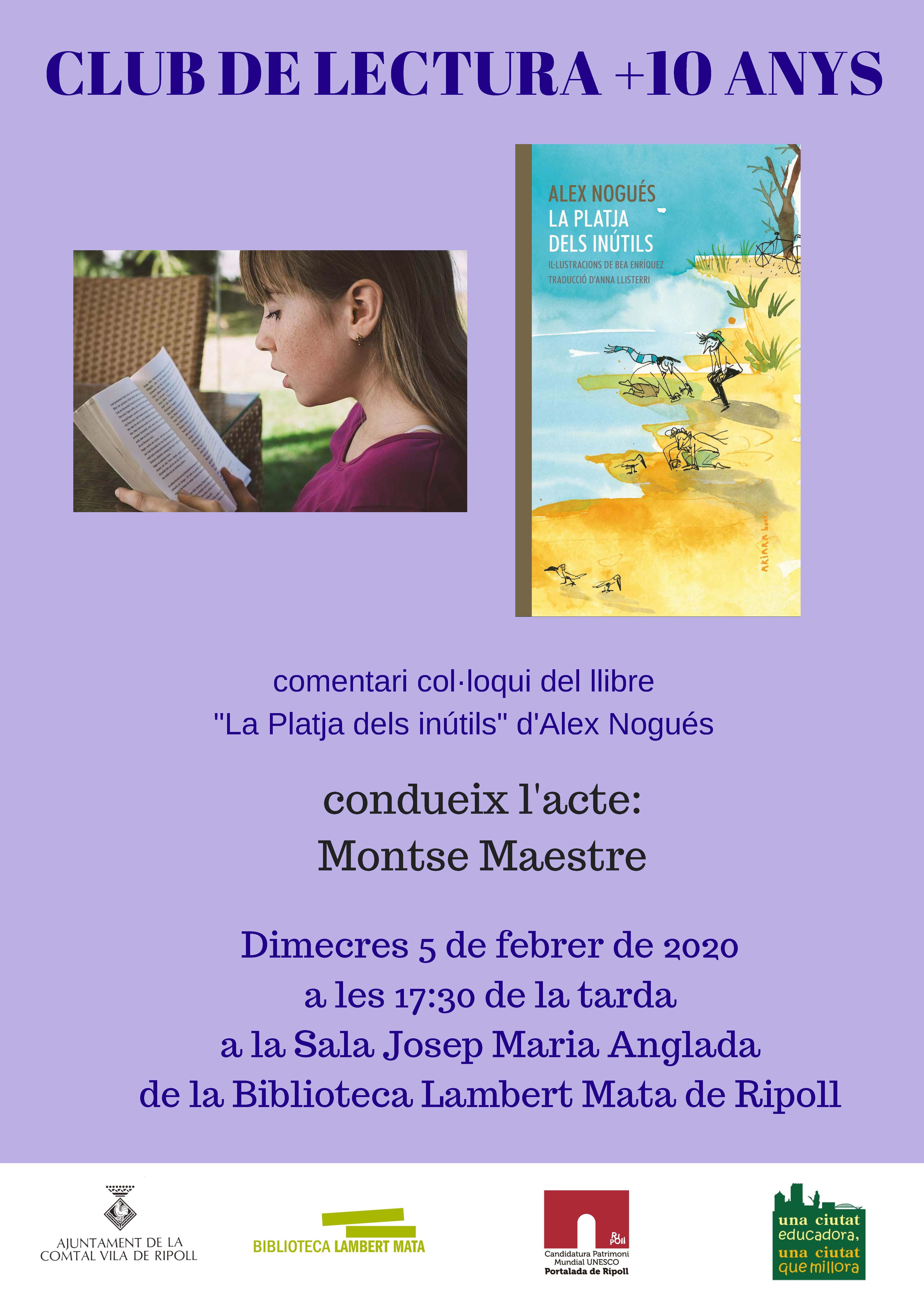 Club de lectura +10, La platja dels inútils