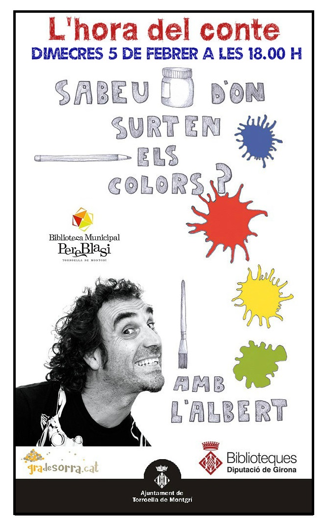 Cartell hora del conte: d'on surten els colors?