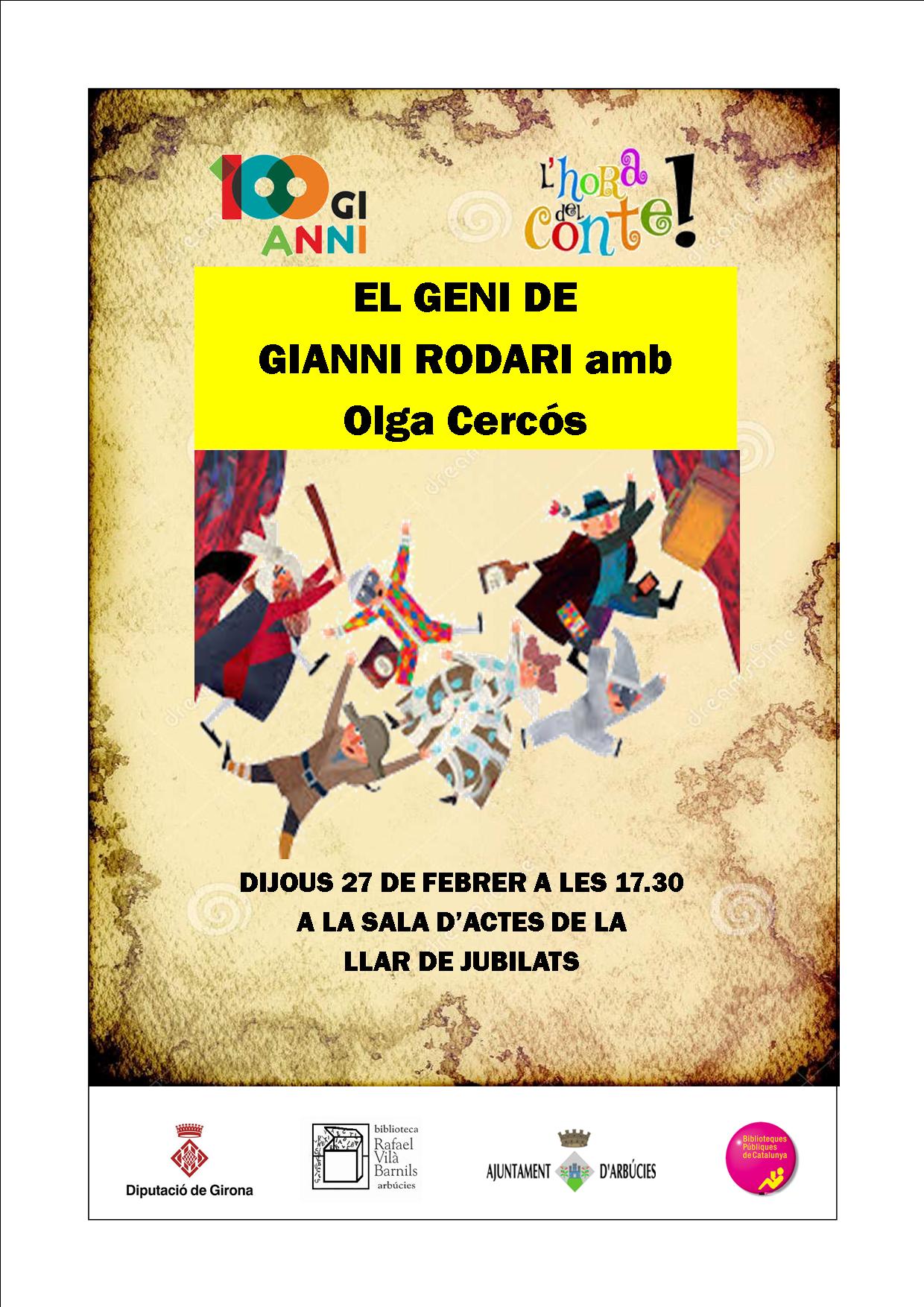 El Geni de Gianni Rodari, amb Olga Cercós