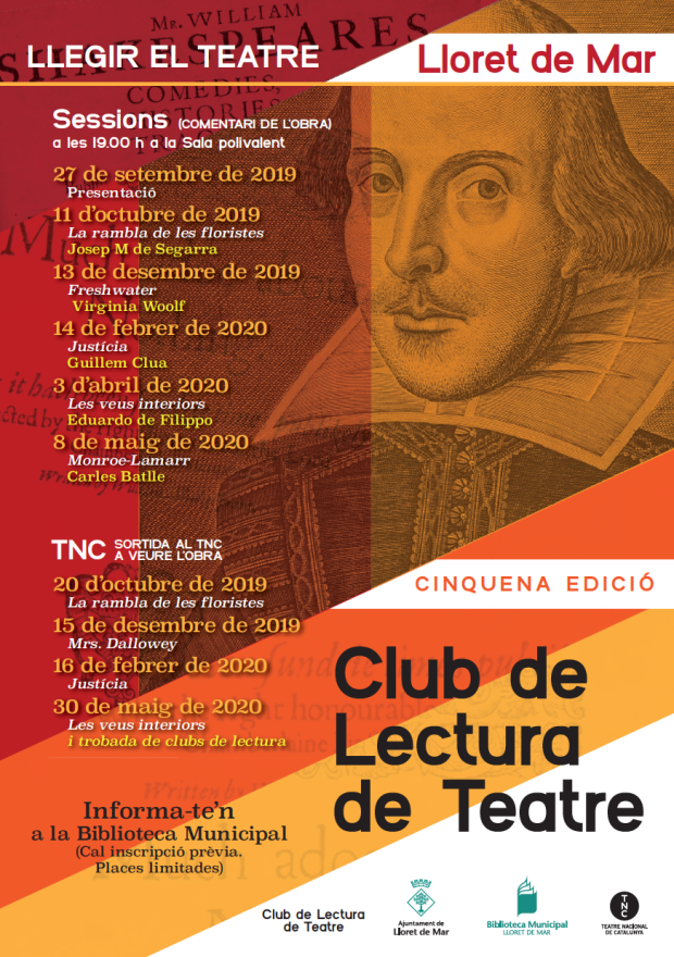 Llegir el Teatre Lloret 2019-2020