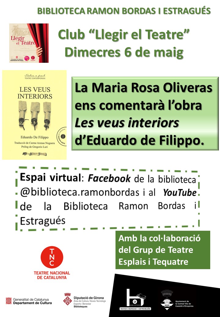Club de lectura virtual "Llegir el teatre"
