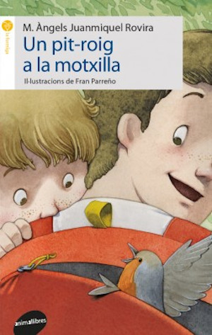 Un pit-roig a la motxilla