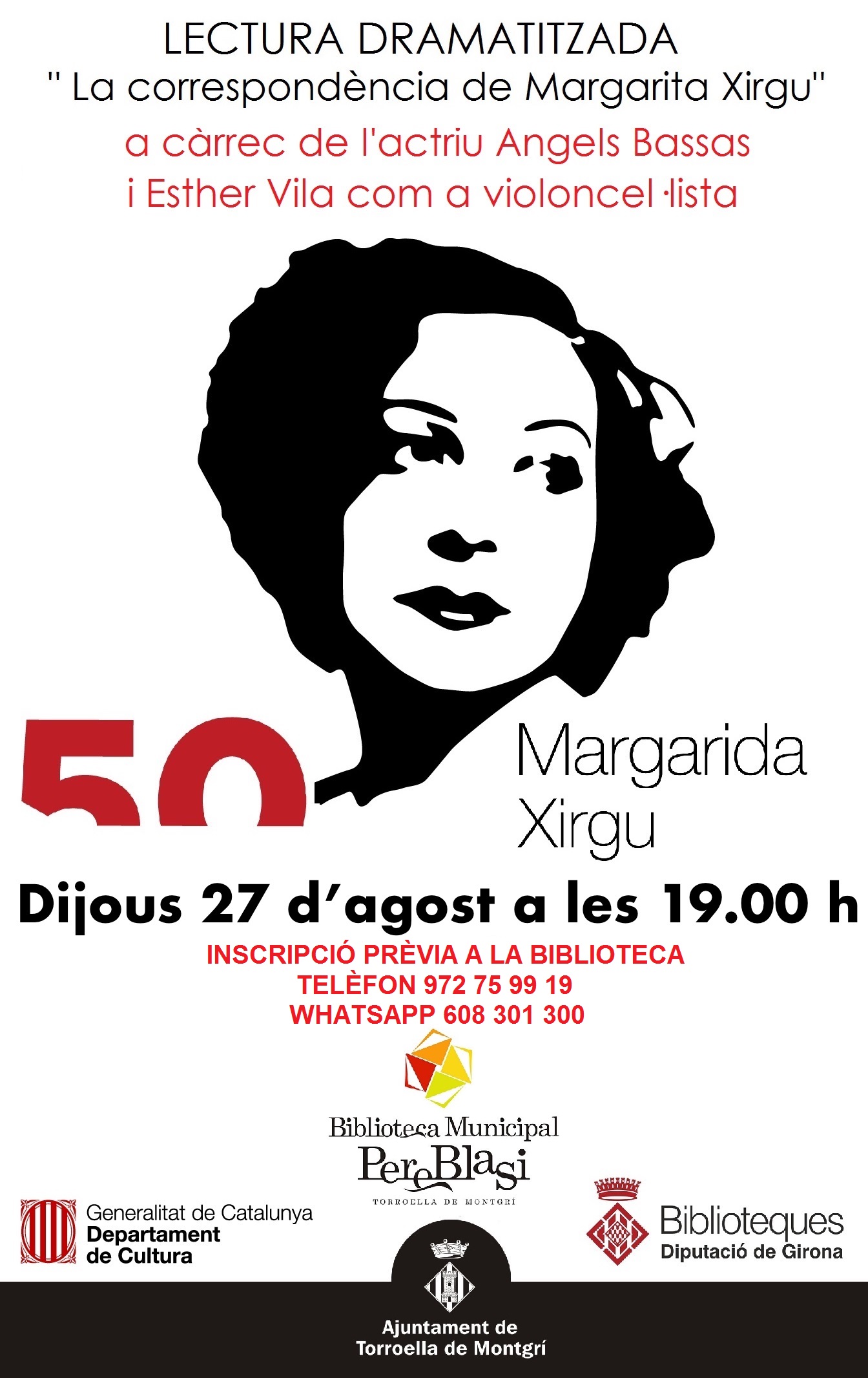 Cartell Centenari Margarida Xirgu