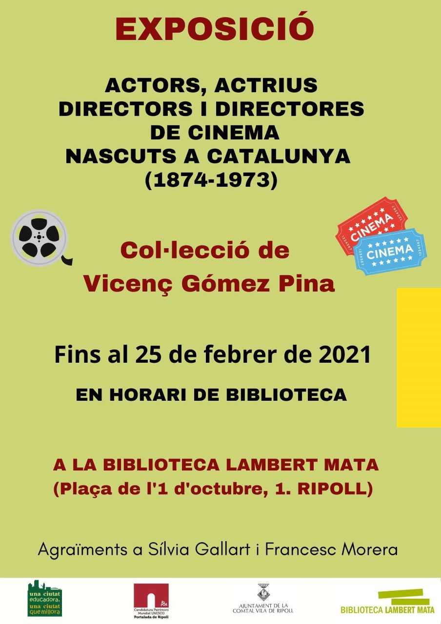 Cartell exposició Vicenç Gómez 