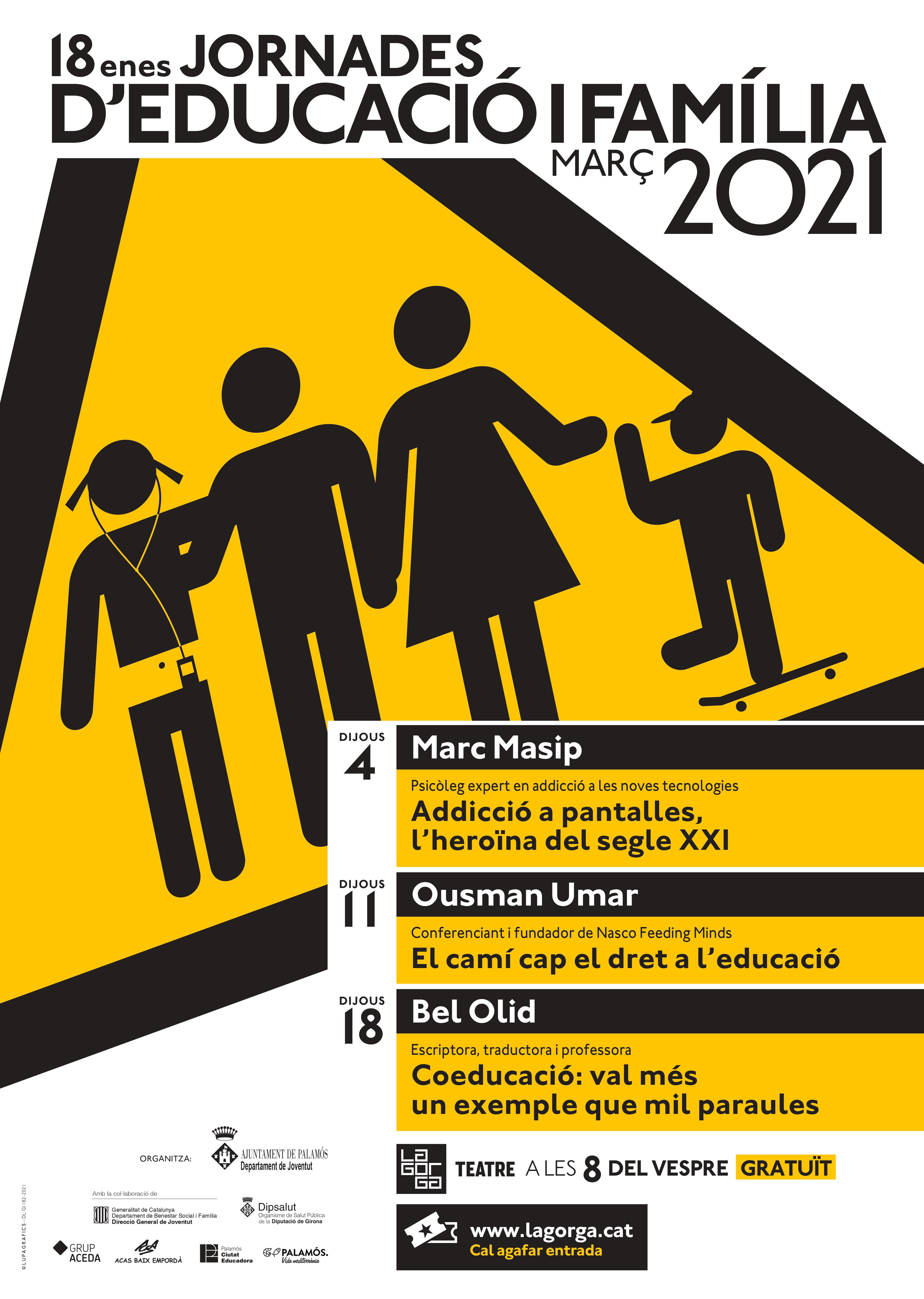 18enes Jornades d'Educació i Família, març 2021