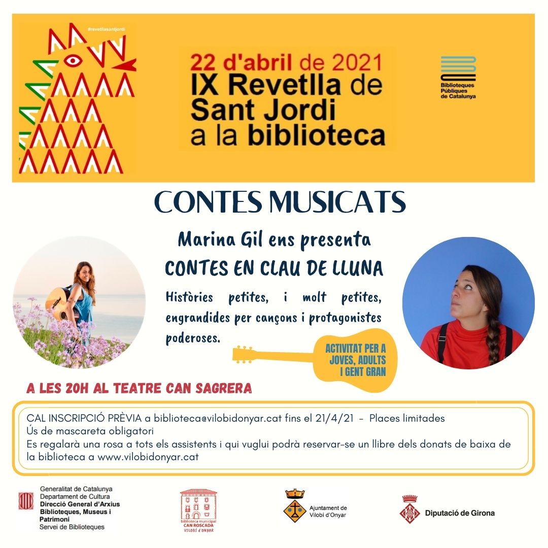 REVETLLA DE SANT JORDI-CONTES MUSICATS