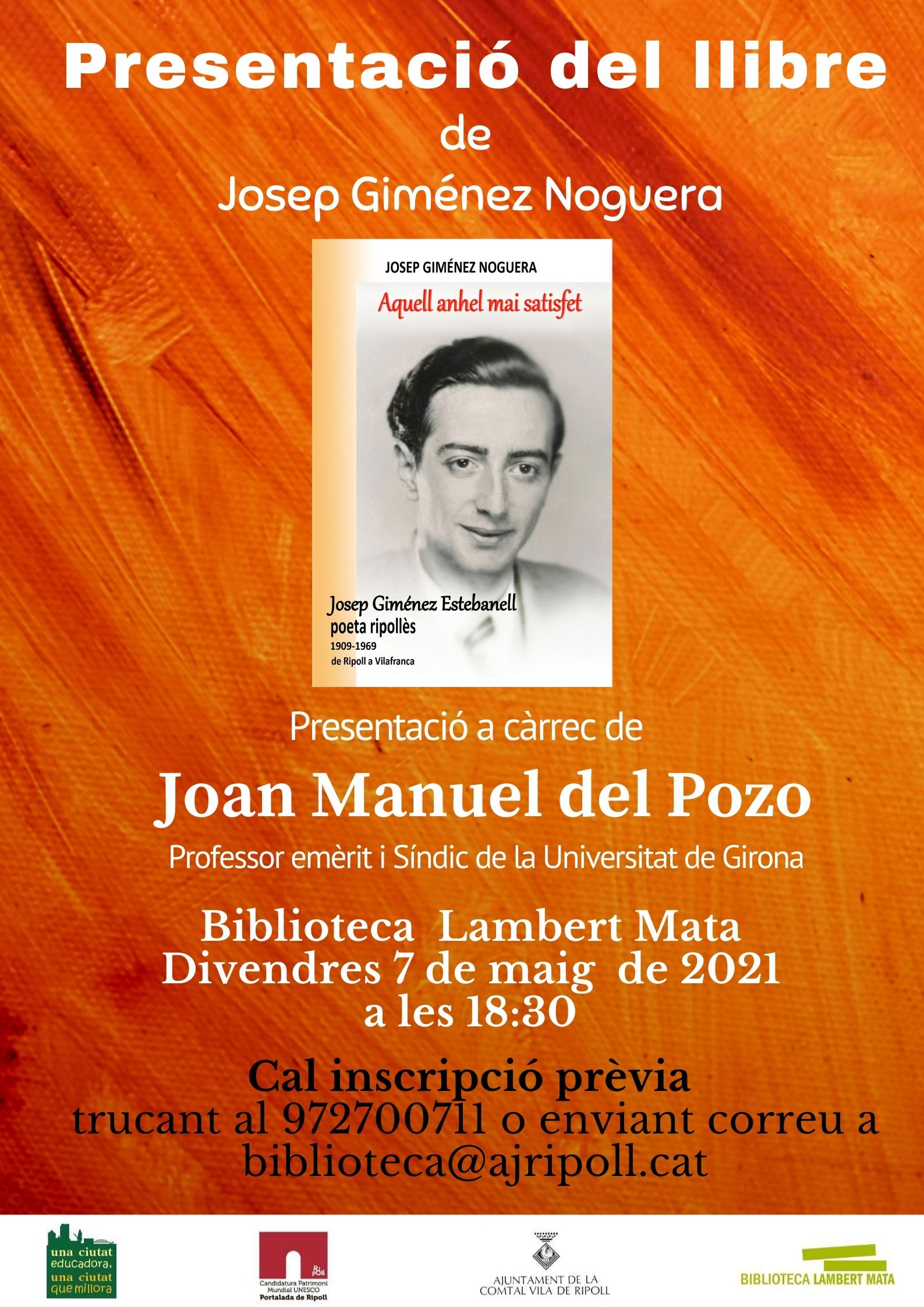 Cartell: "Aquell anhel mai satisfet"