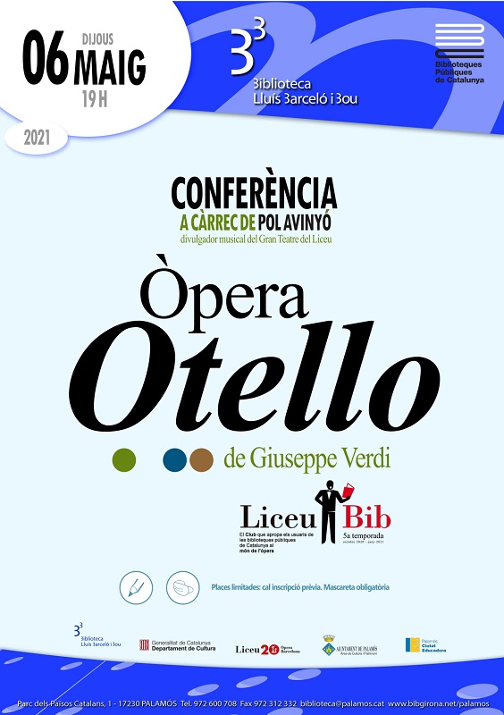 Conferència òpera Otello de Verdi de LiceuBIB