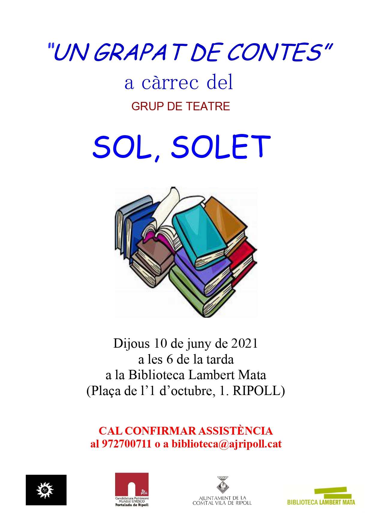 Cartell: "Un grapat de Contes"