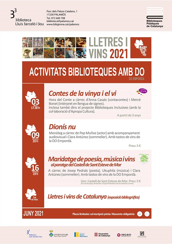 Biblioteques amb DO a Palamós 2021