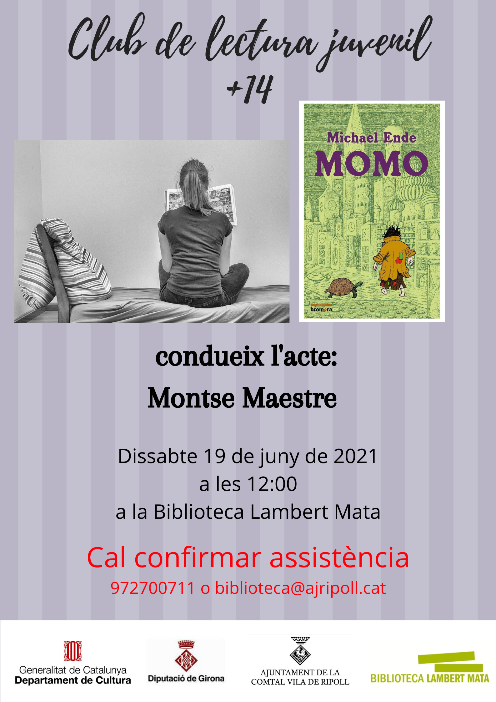 Nou Cartell club de lectura +14 Momo
