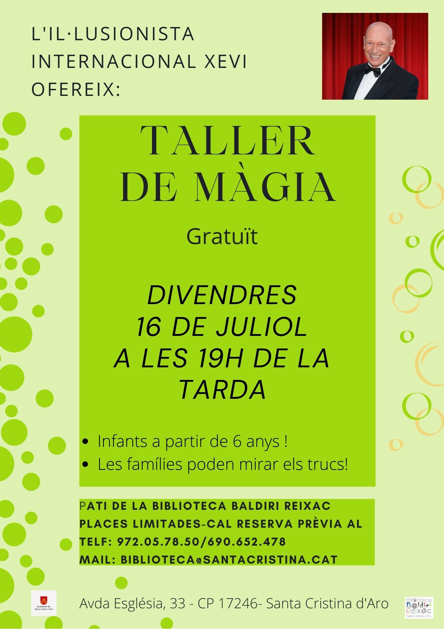 Taller de màgia Il·lusionista Xevi