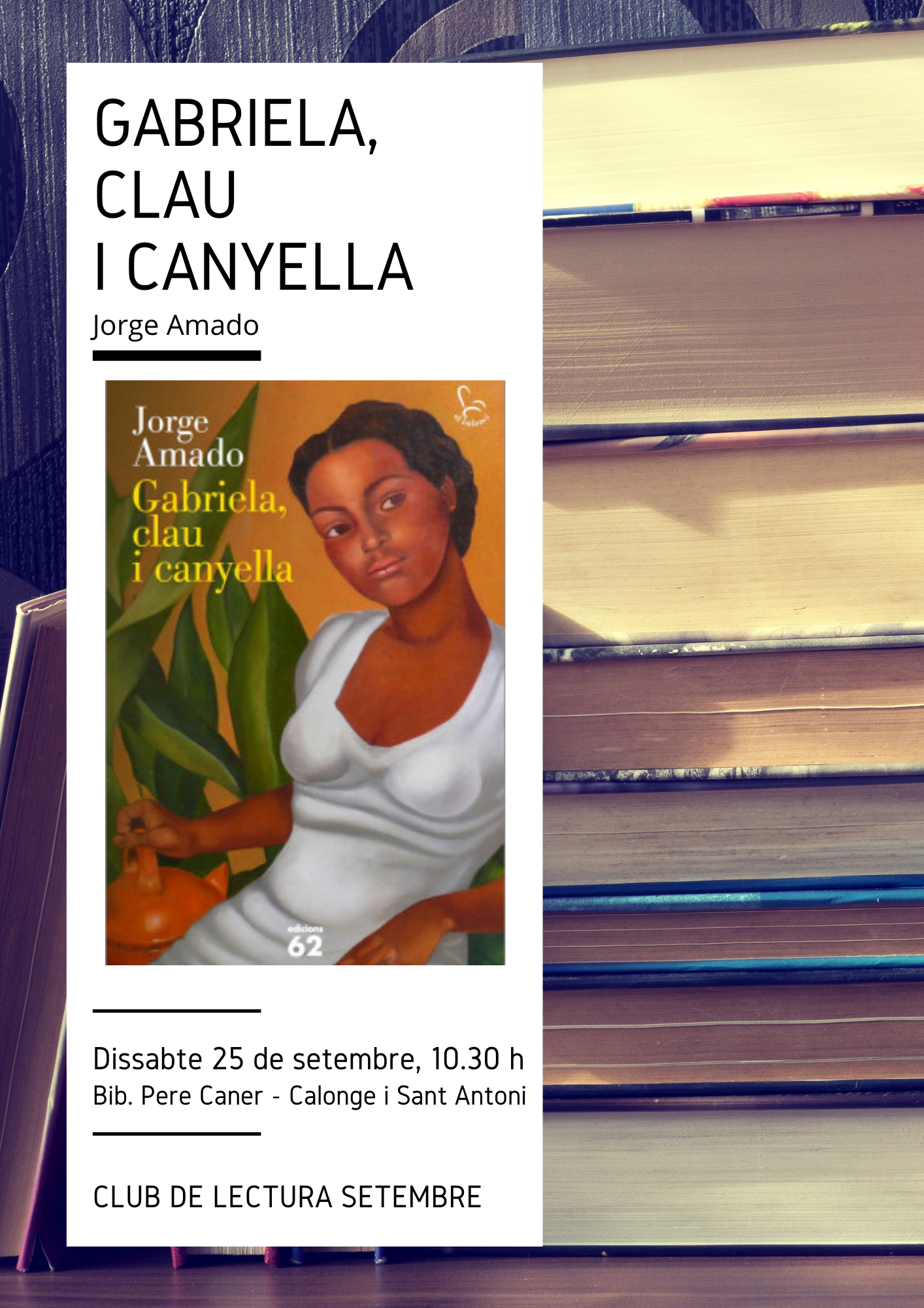 CLUBE DE LECTURA SETEMBRE