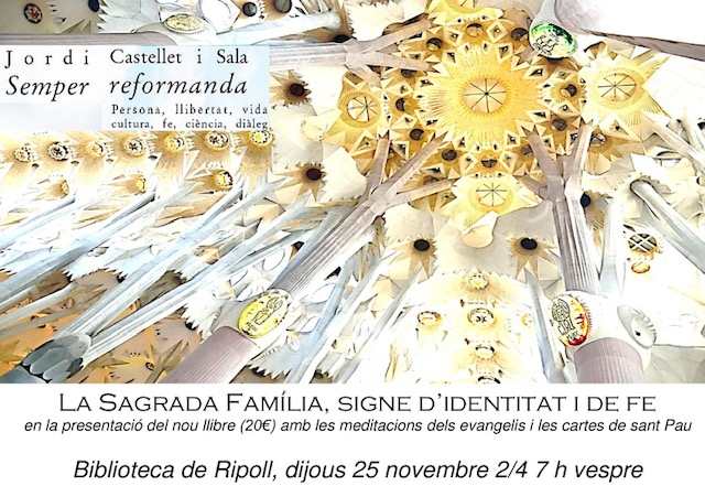 Cartell presentació llibre Semper reformanda