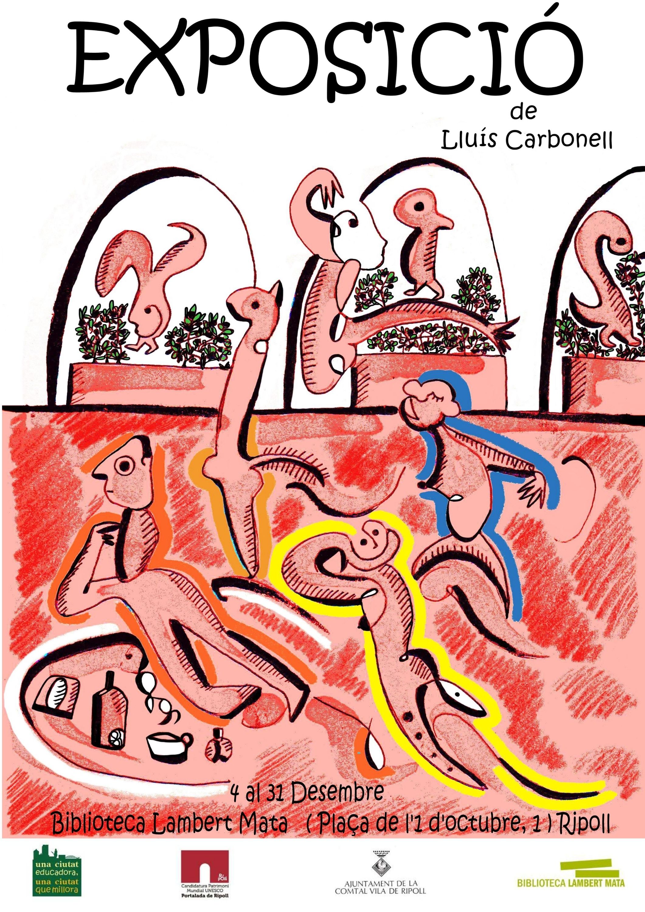 Cartell exposició Lluís Carbonell