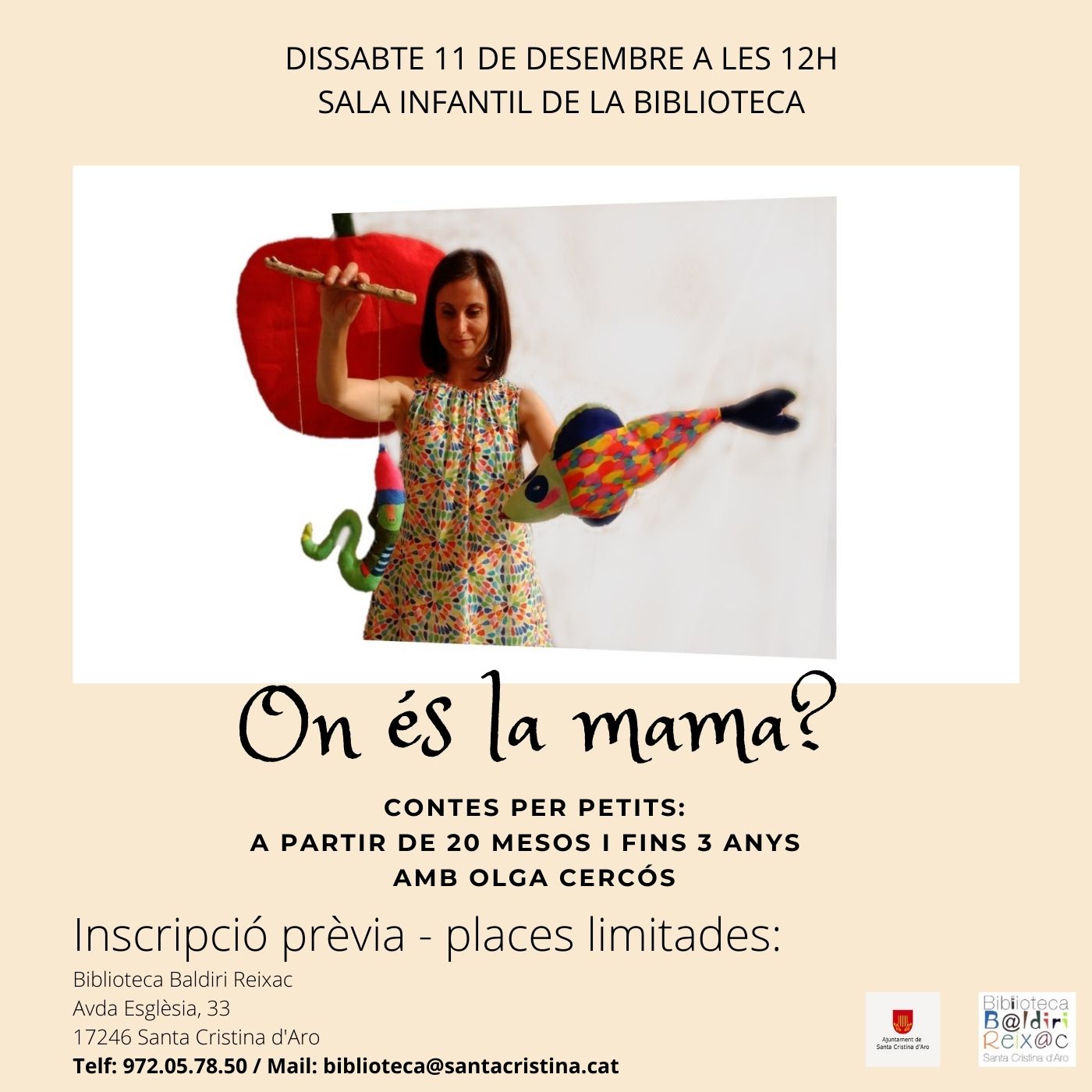 Cartell On és la mama?