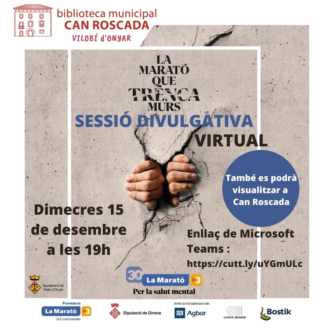 SESSIÓ DIVULGATIVA MARATÓ TV3 2021
