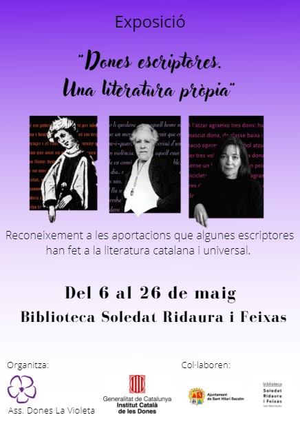 SHS Exposició Una literatura pròpia, dones escriptores