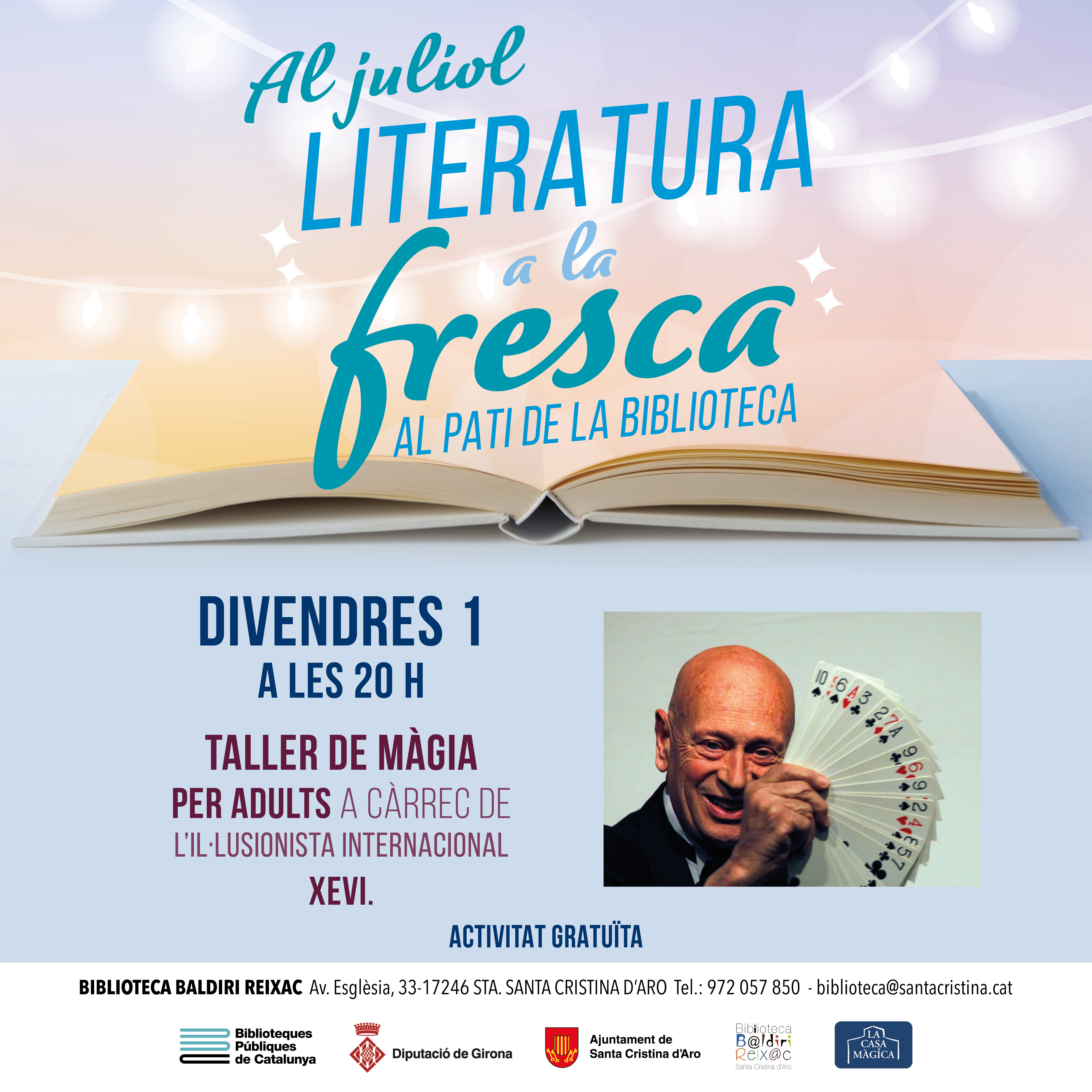 CARTELL TALLER DEM ÀGIA PER ADULTS