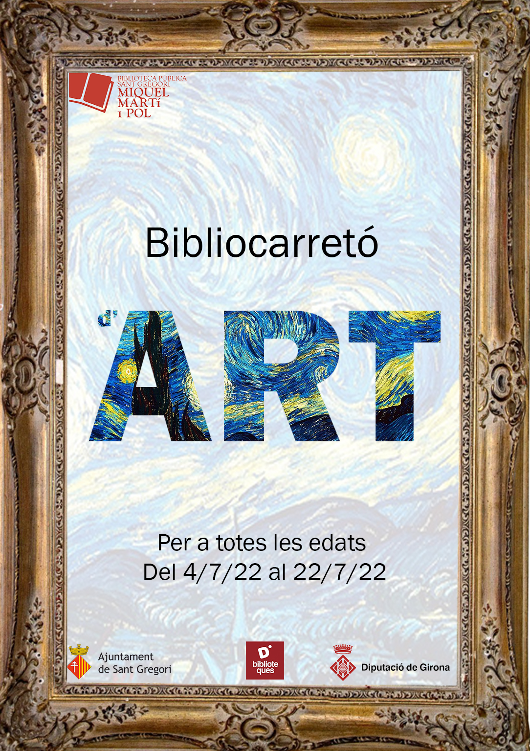 cartell bibliocarretó art