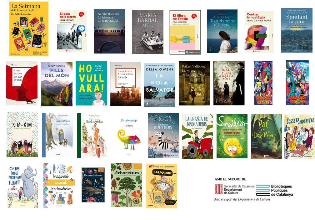 Novetats La Setmana del Llibre en Català 2022