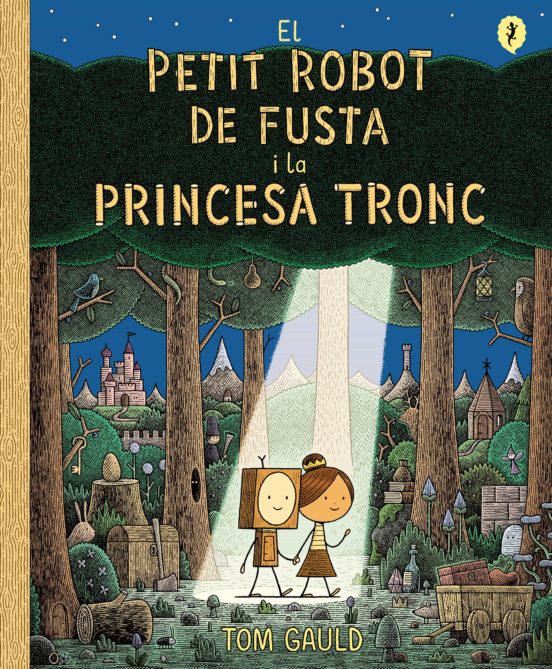Petit robot de fusta i la princesa tronc