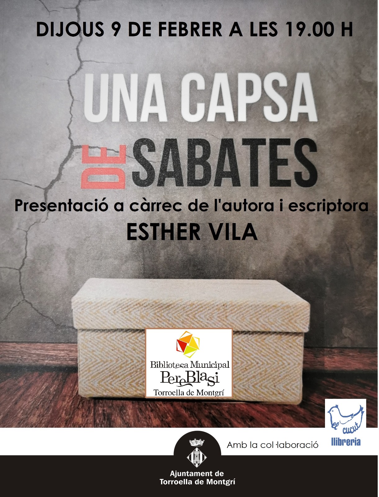 Cartell presentació Esther Vila