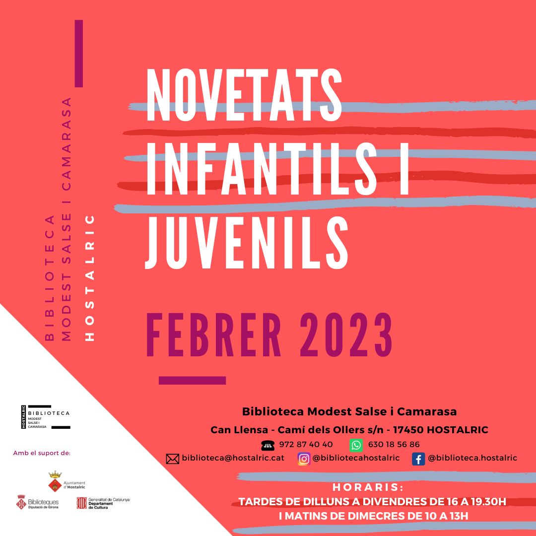 Novetats infantils i juvenils febrer
