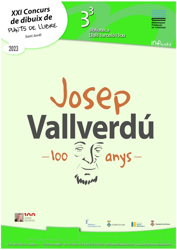 XXI Concurs de punts de llibre Sant Jordi 2023