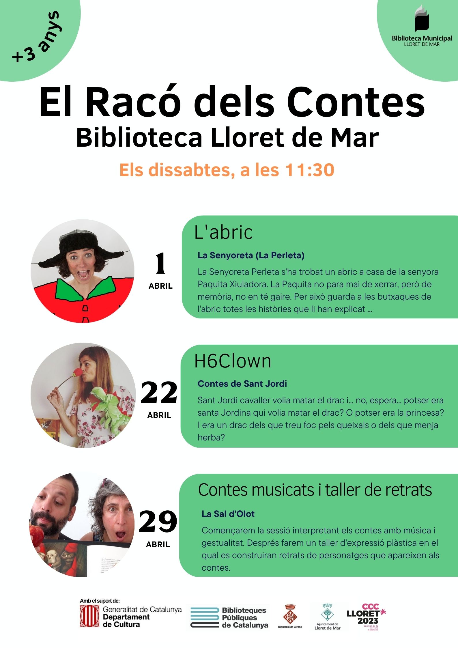 El Racó dels contes. Abril