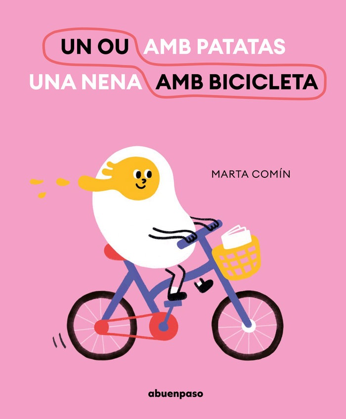Un ou amb patates, una nena en bicicleta