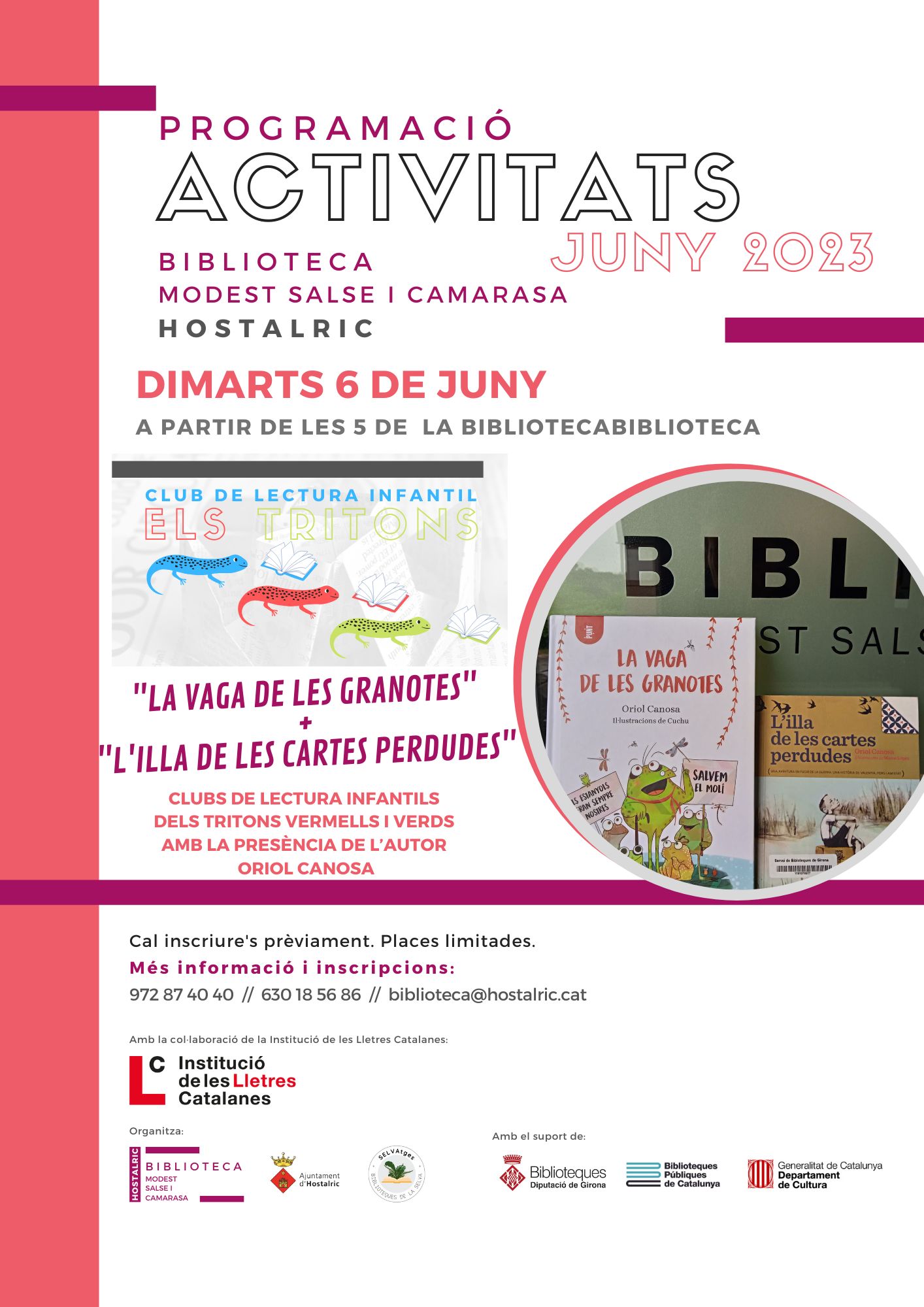 Club lectura infantil amb Oriol Canosa