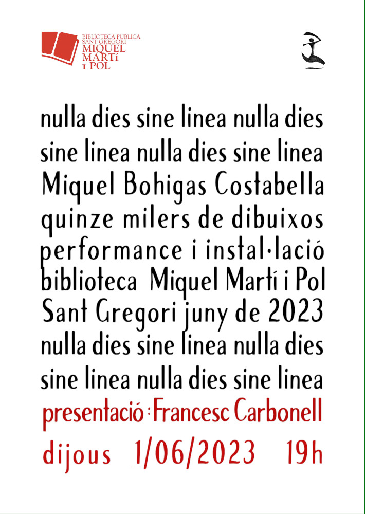 cartell expo Nulla dies ...