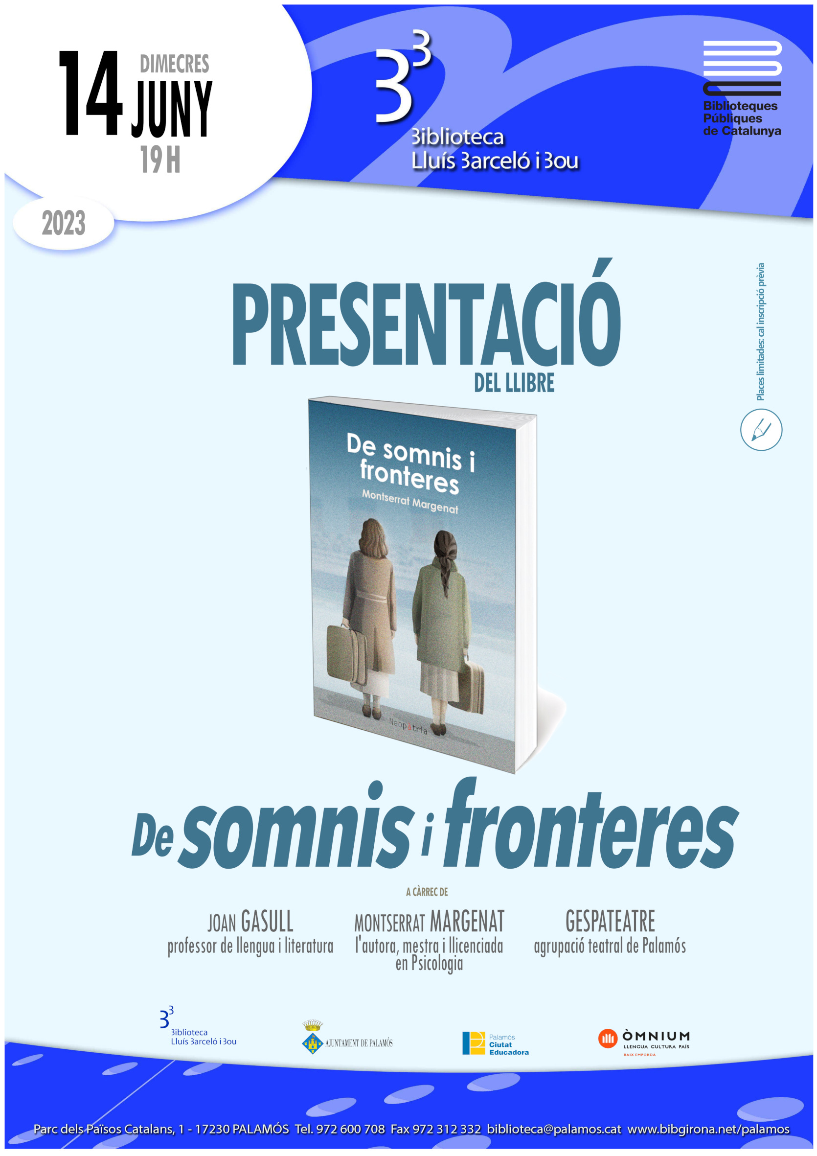 Presentació del llibre "De somnis i fronteres"