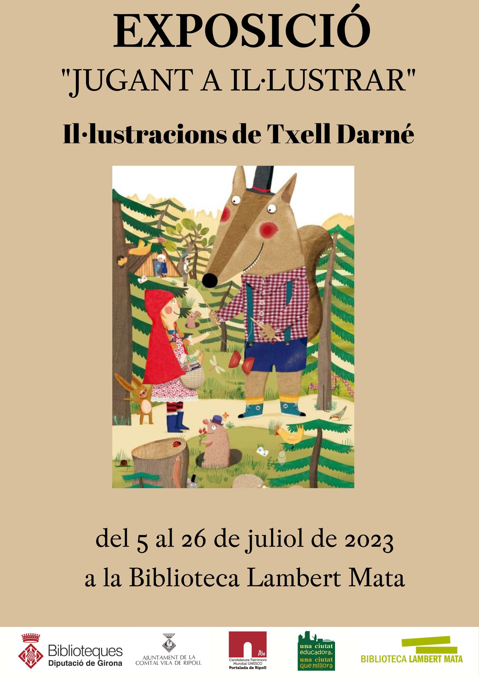 Cartell exposició Txell Darnés a Ripoll
