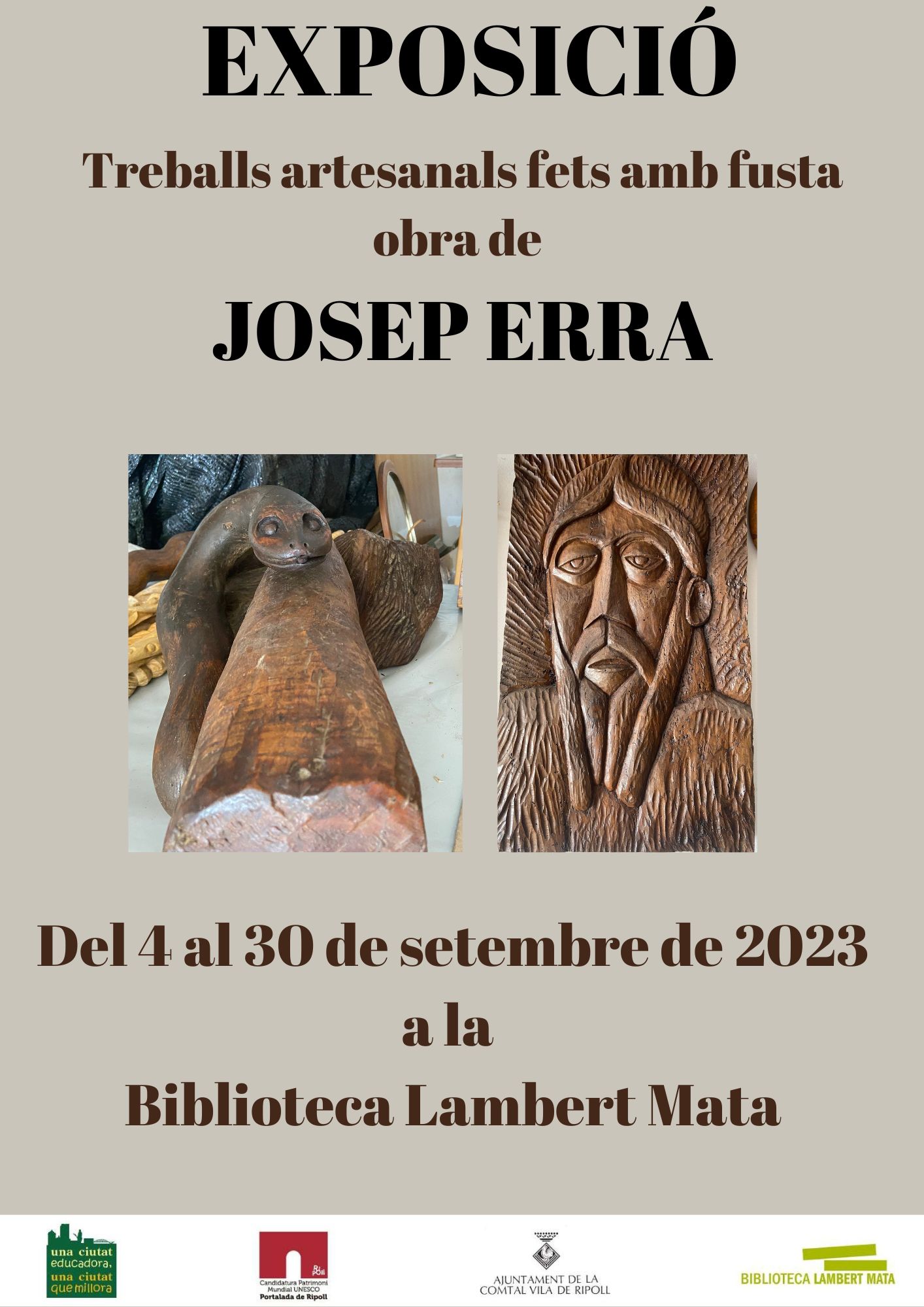 cartell exposició Josep Erra