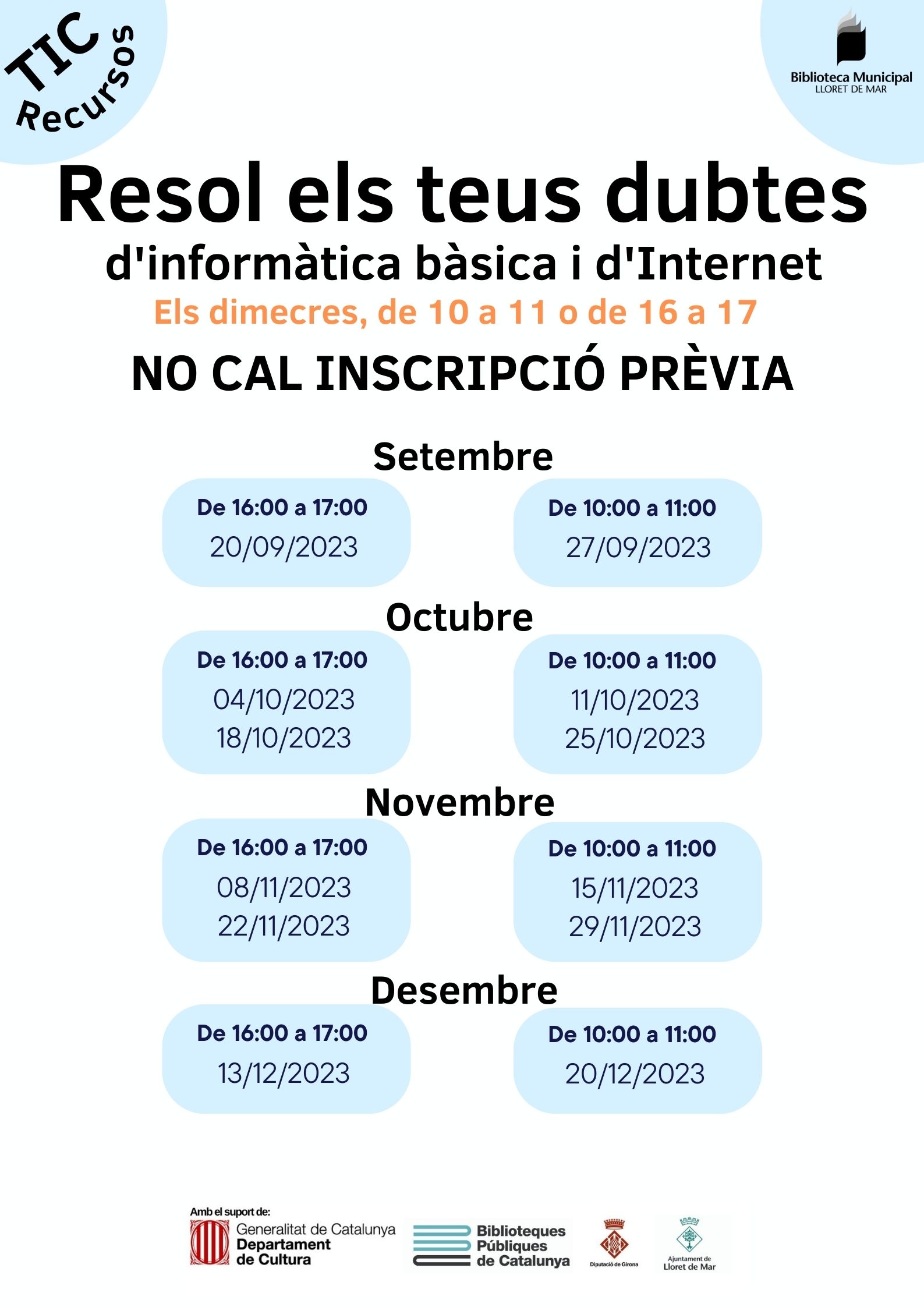 Resol els teus dubtes