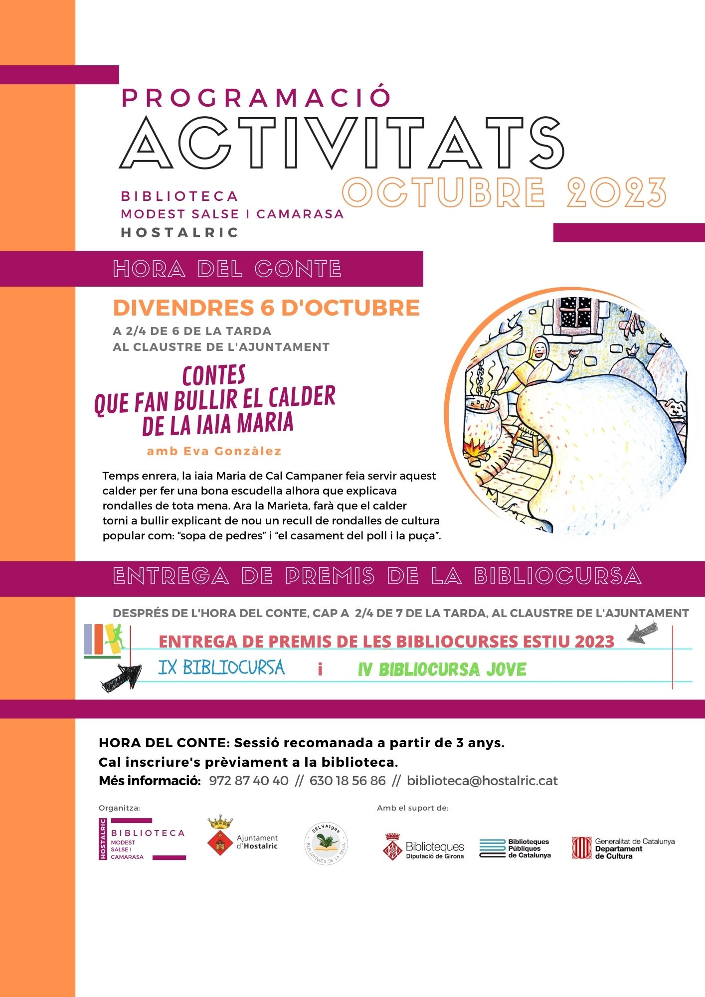 Activitats - Hora del conte 6 d'octubre