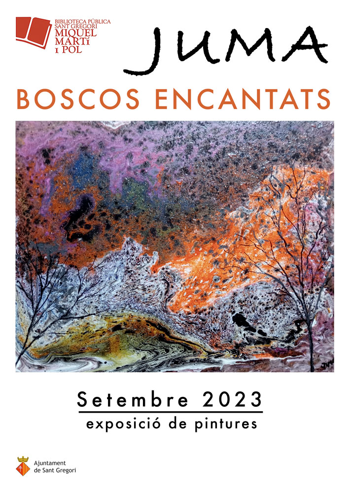 cartell expo "Boscos encantats" de Juma