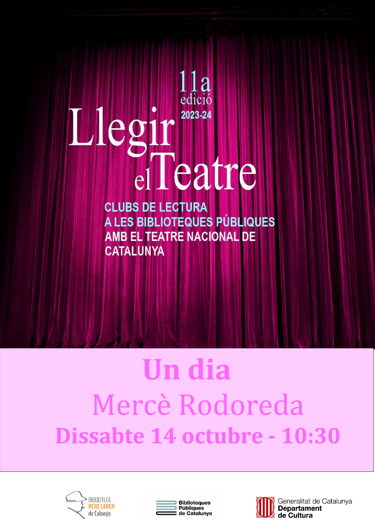 UN DIA LLEGIM EL TEATRE