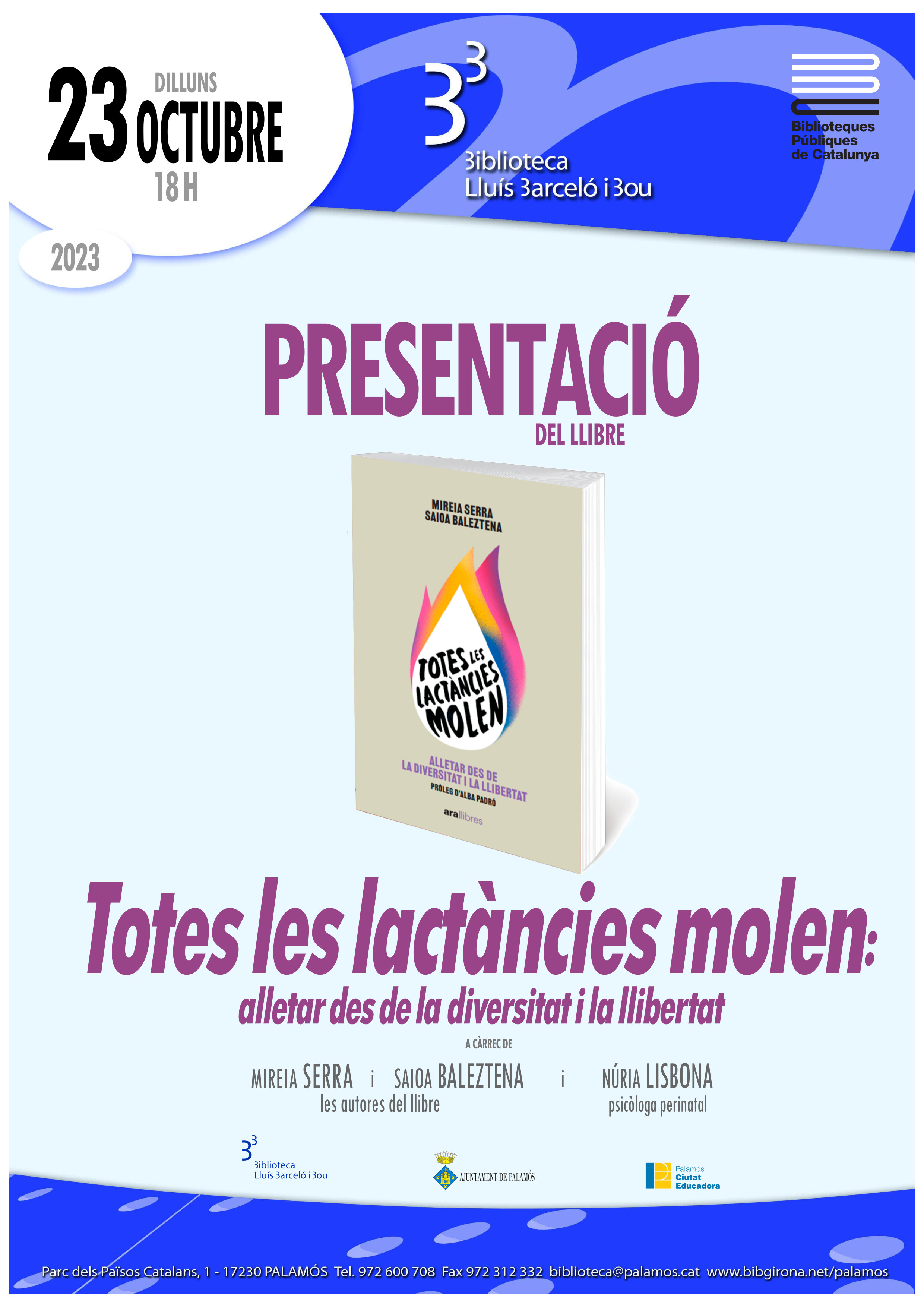 Presentació del llibre "Totes les lactàncies molen"
