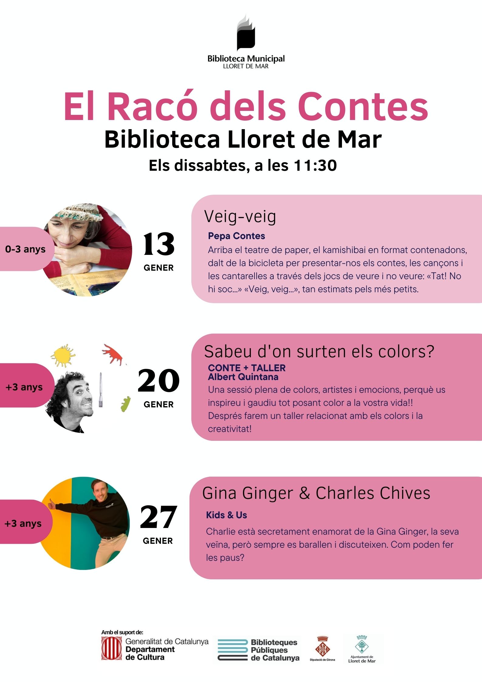 El Racó dels Contes. Gener 2024