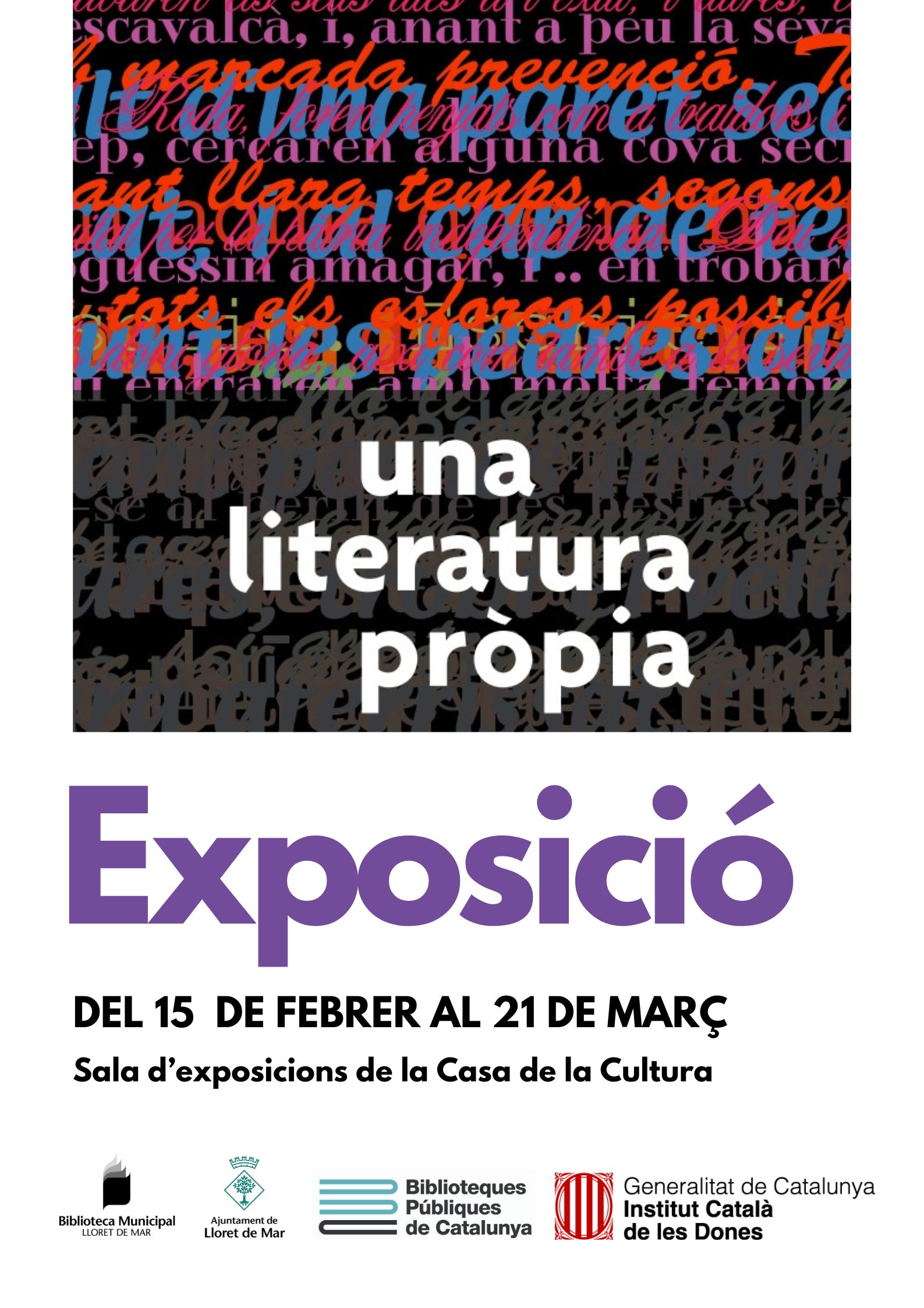 Exposició "Una literatura pròpia, dones escriptores"