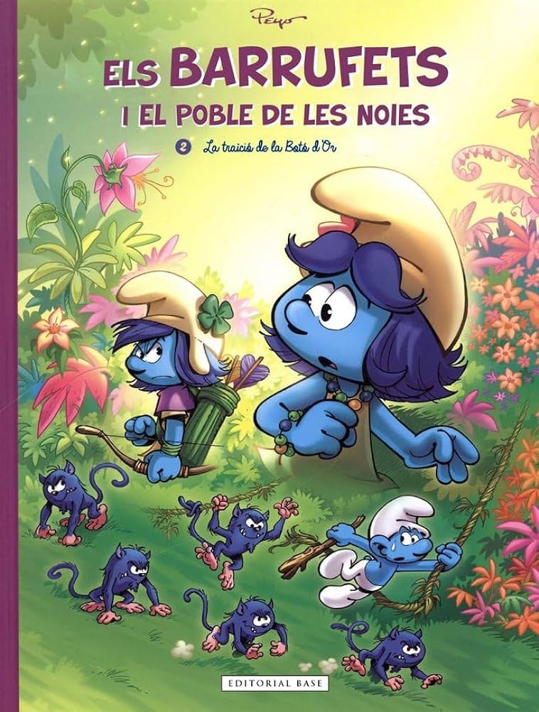 Els barrufets i el poble de les noies