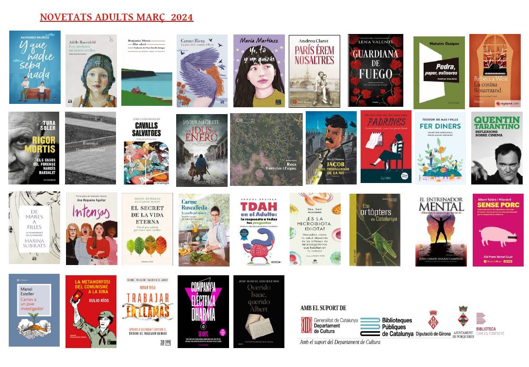 Novetats Adults i Juvenils_Març2024