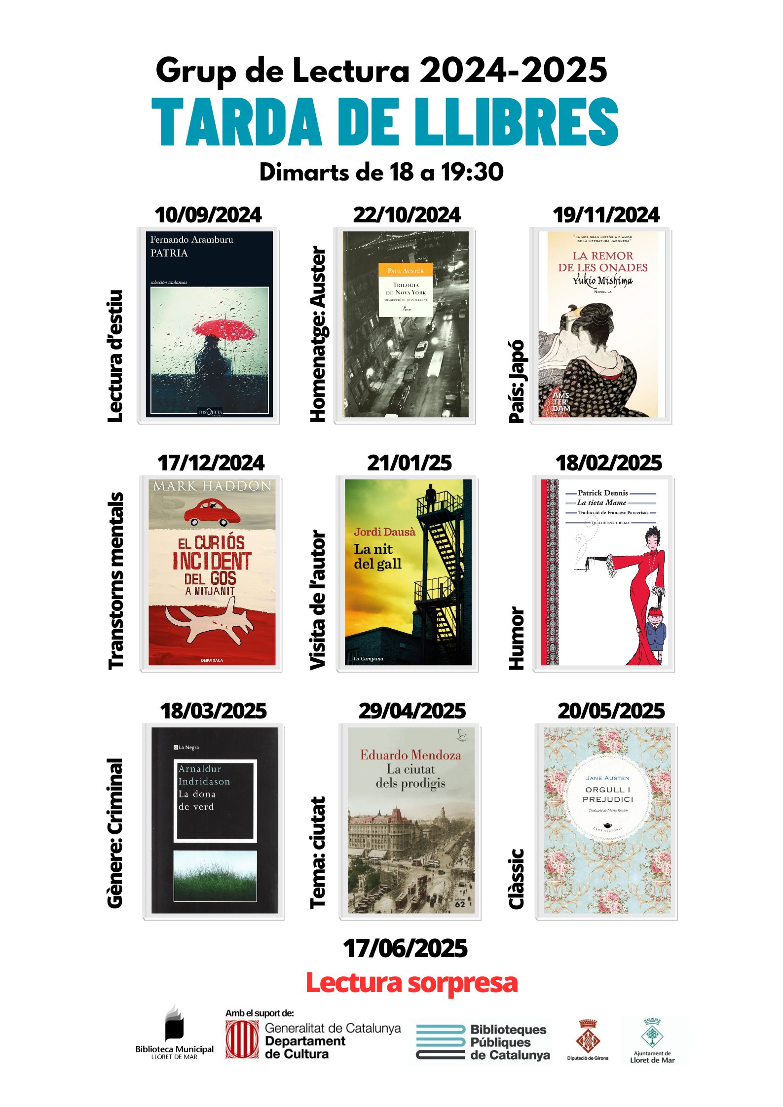 Tarda de Llibres 2024-2025